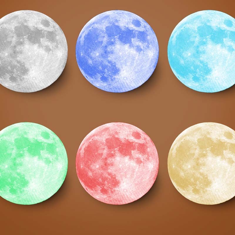 Moon Glow Lamp with Remote Control & USB Rechargeable