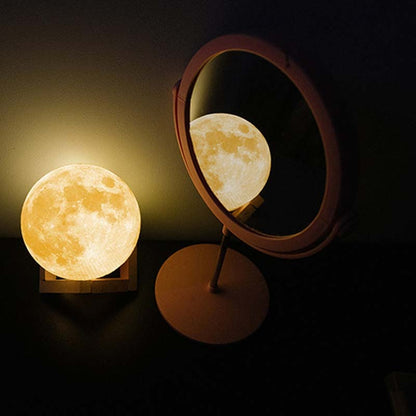 Moon Glow Lamp with Remote Control & USB Rechargeable
