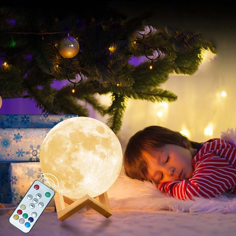Moon Glow Lamp with Remote Control & USB Rechargeable